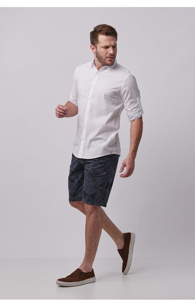 camisa casual branca